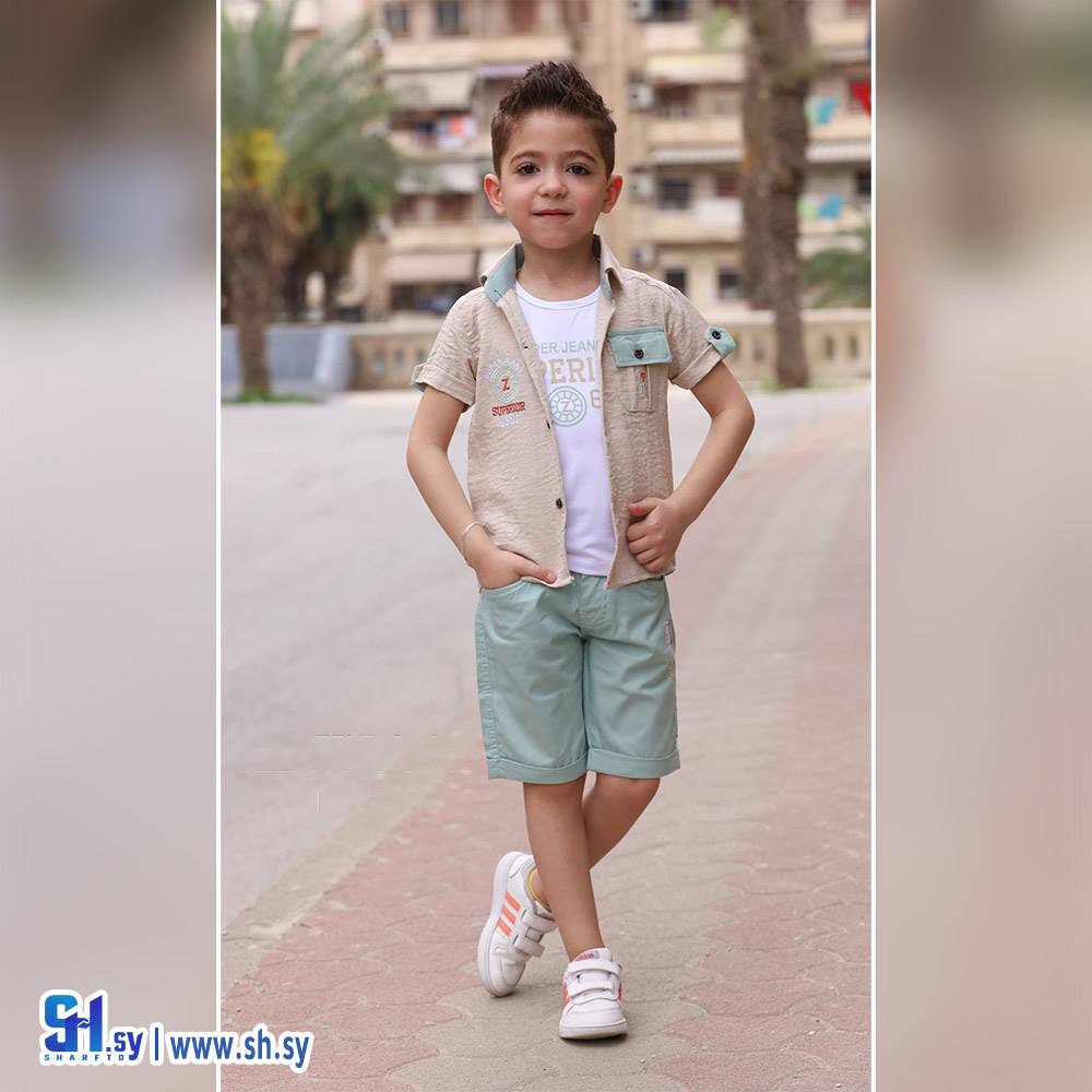 طقم صبياني 3 قطع موديل 4991 (زمار مود)