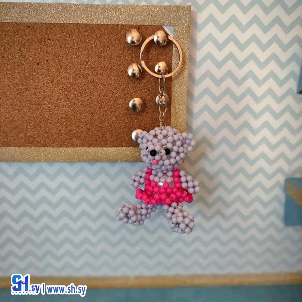 سلسلة مفاتيح بشكل دبدوب (M&N Handmade)