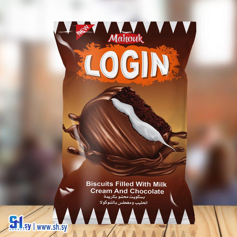 بسكويت محشو بكريمة الحليب ومغطس بالشوكولا (البرادعي)