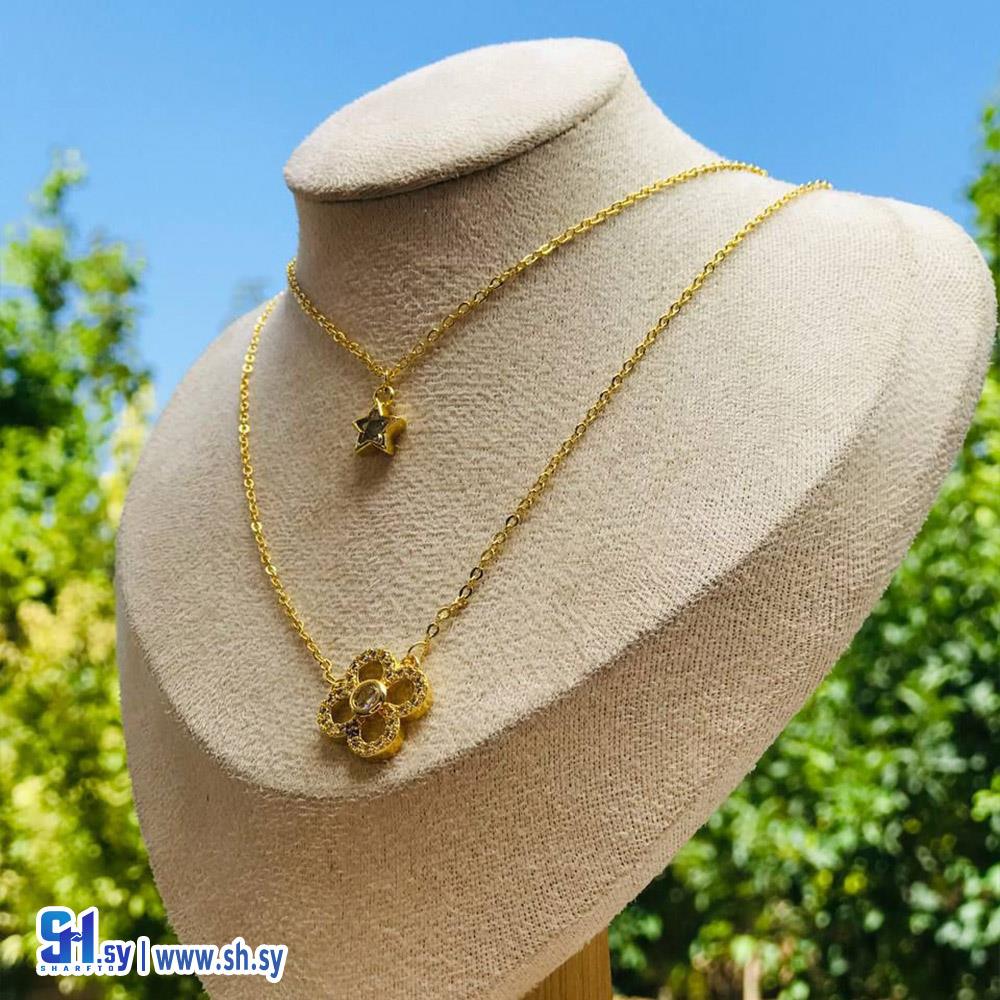 قلادة نسائي طبقات 6 (دهب بوتيك)