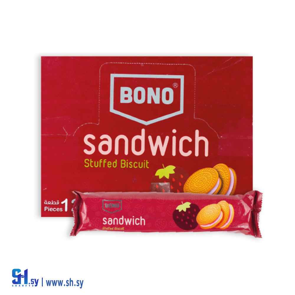 بسكويت بونو ساندويتش الفراولة (BONO)