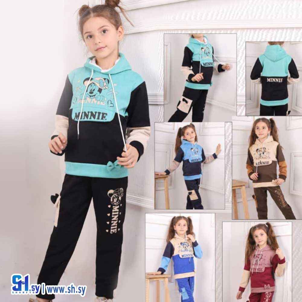 بيجامة بناتي شامواه موديل 25211 (مجموعة الزيتوني التجارية)