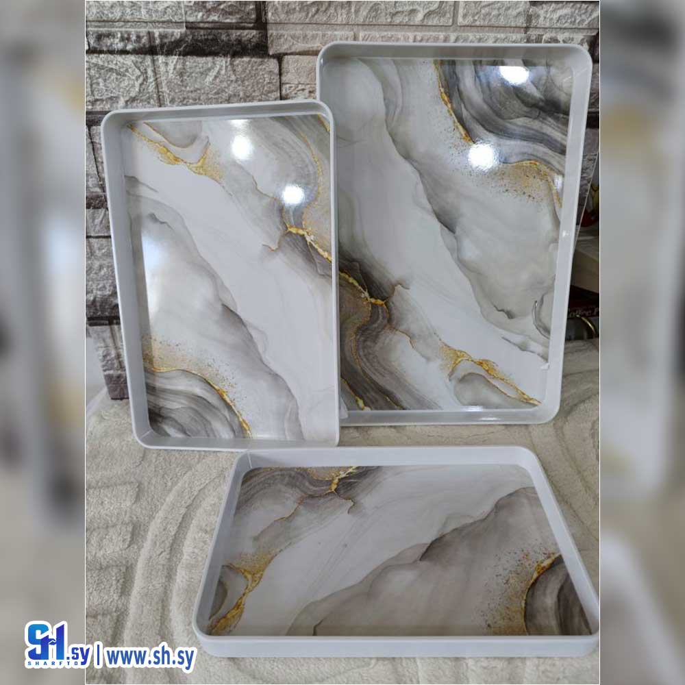 طقم صواني ضيافة موديل 3 (بيتنا للأدوات المنزلية)