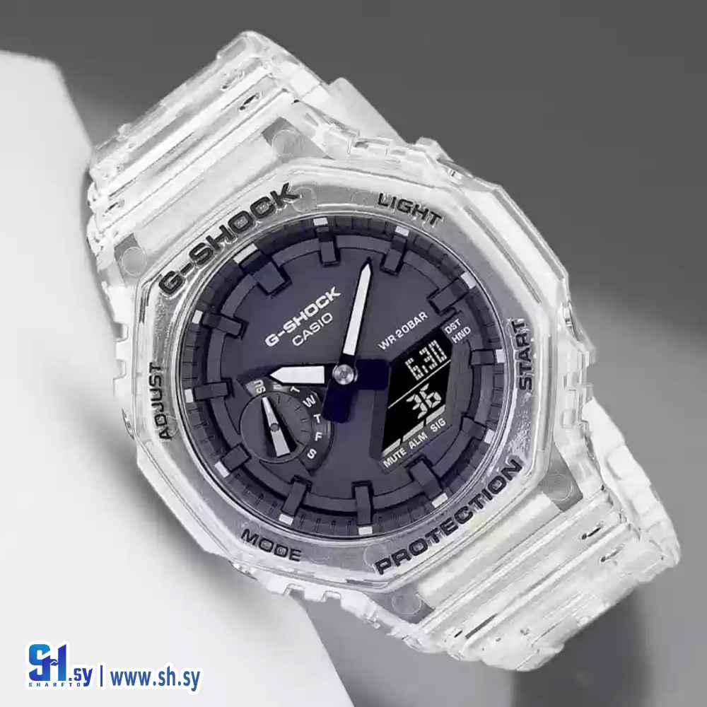 ساعة رجالية GA-2100SKE-7AD جي شوك (CASIO)