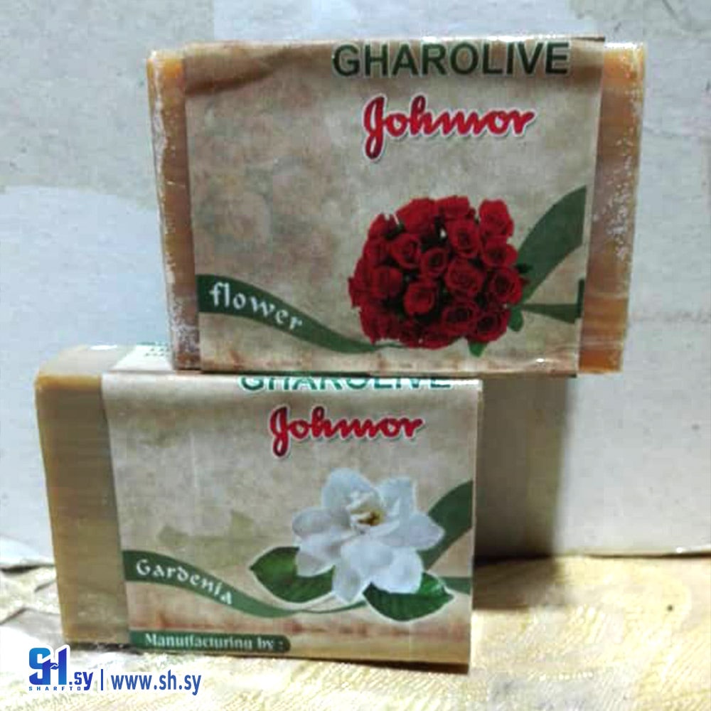 صابونة الورد الجوري والياسمين (Gharolive)
