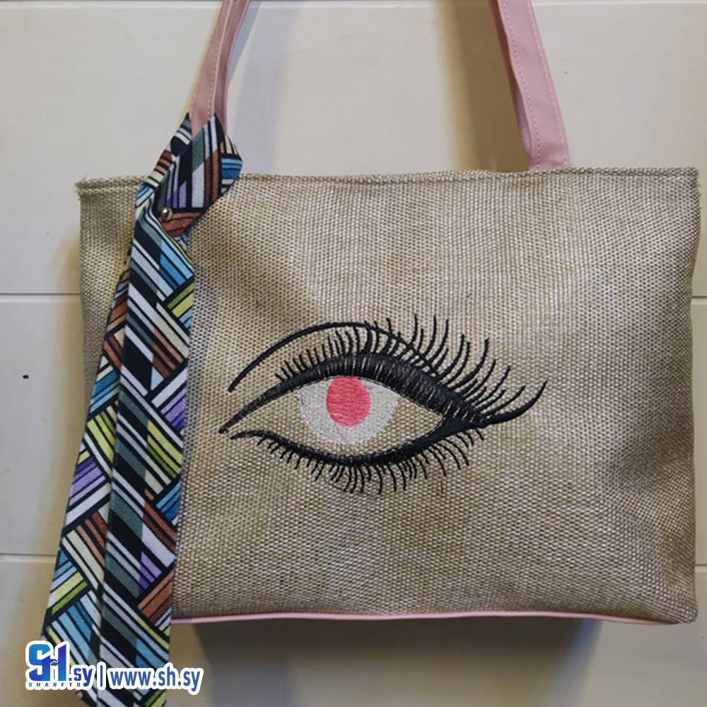 حقيبة كتف نسائية موديل العين (الصباغ)