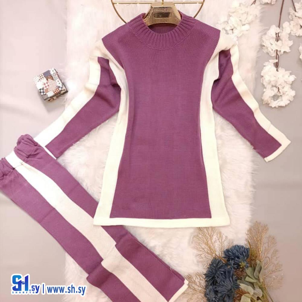 طقم تريكو نسائي موديل 4 (M.H.B)