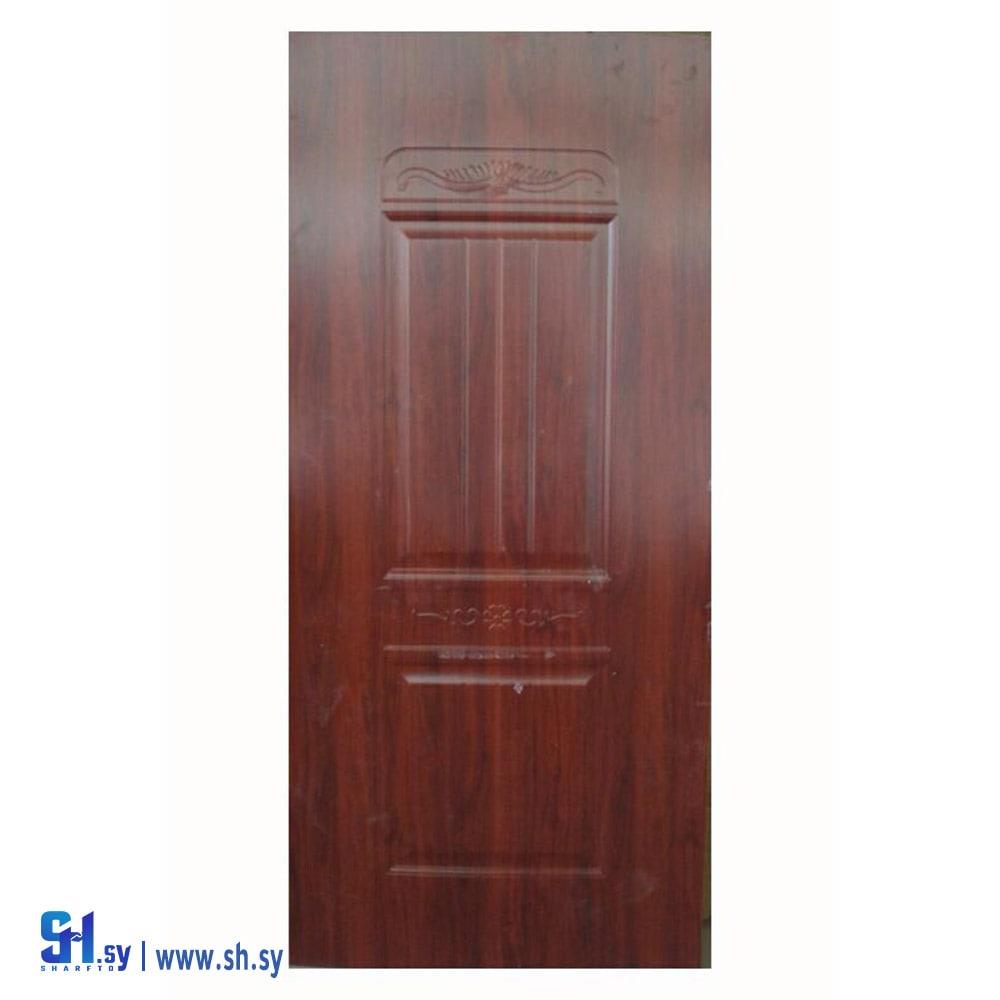 باب خشب بني غامق(عدوان اخوان للديكور )