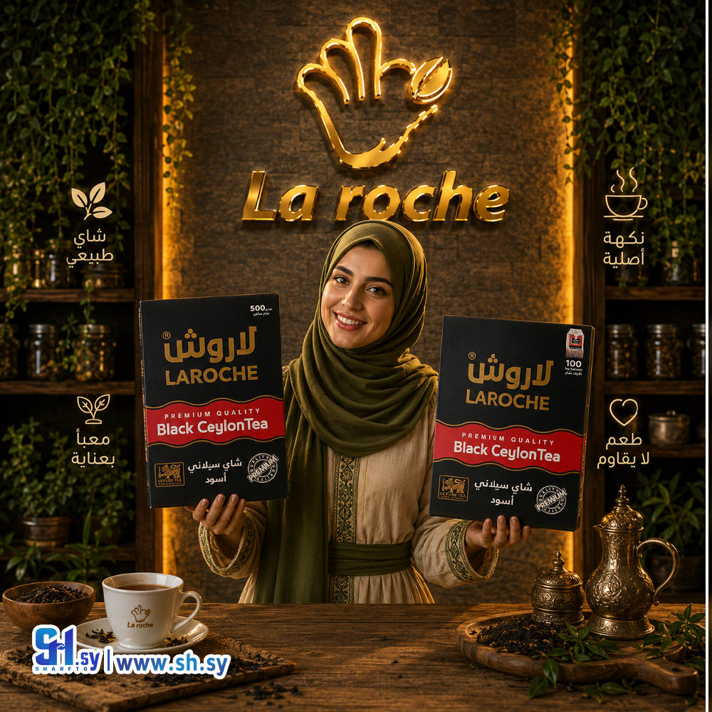 شاي لاروش 100 غ - شاي لاروش سيلاني فاخر - شركة لاروش للاغذية دمشق