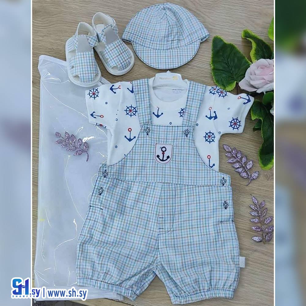 طقم صيفي صبياني 2071 (نور بيبي)