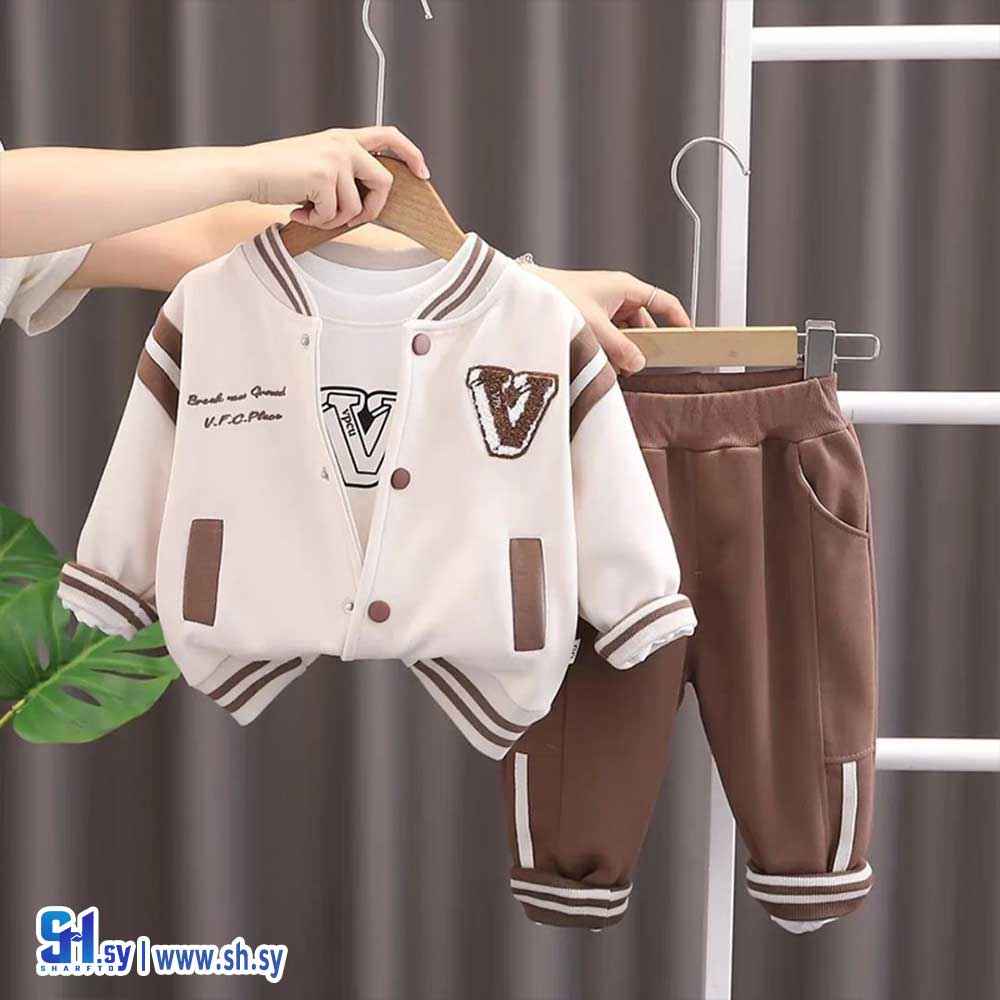 طقم صبياني هودي (Fashion World)