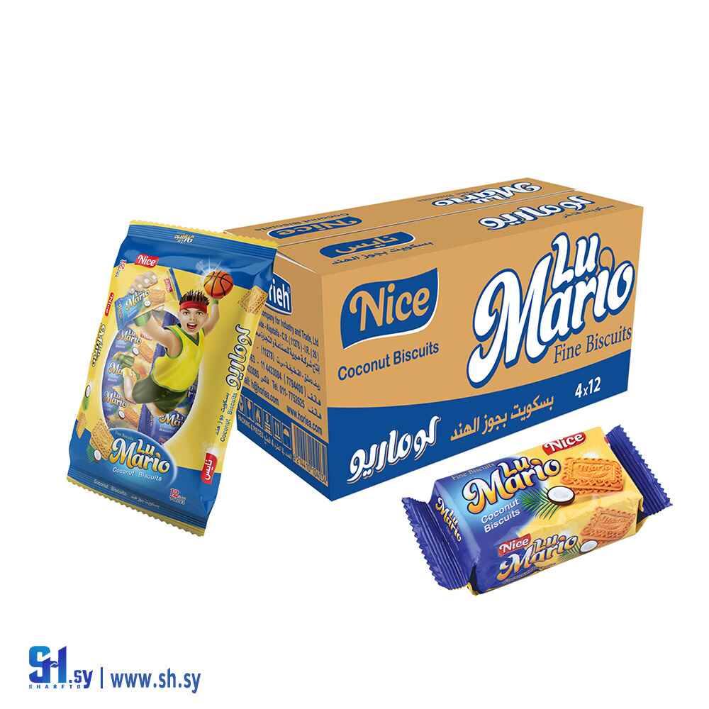 بسكويت لوماريو نايس بجوز الهند (لوماريو)
