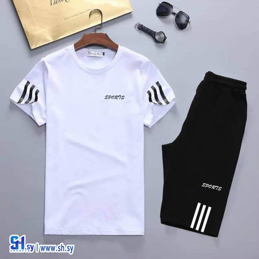 طقم شورت طبعة sports (ملبوسات مخللاتي)