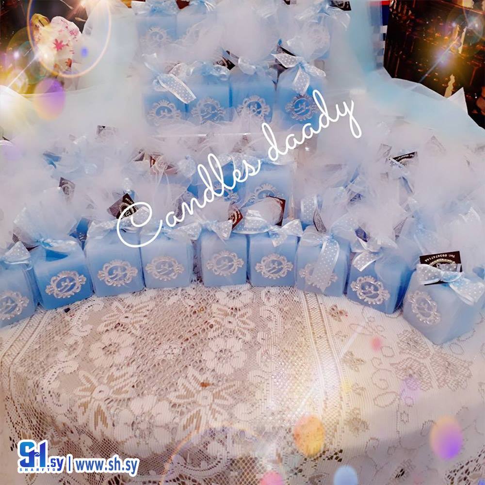 شموع معطرة مكعب هدايا  (DJ)