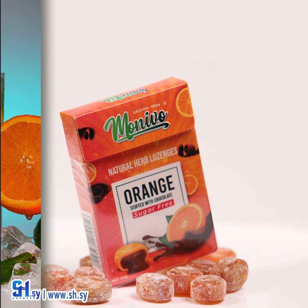أقراص مص بنكهة البرتقال (مونيفو)