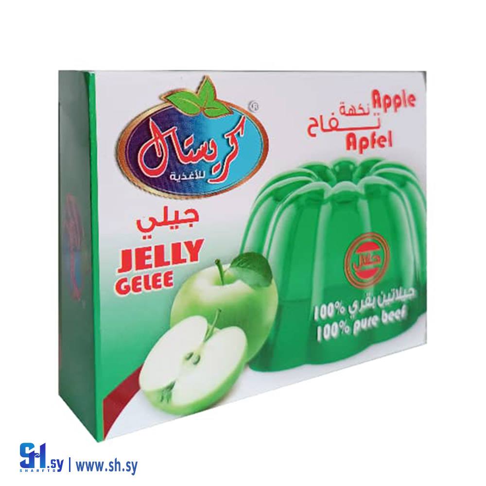 جيلي نكهة التفاح (كريستال)