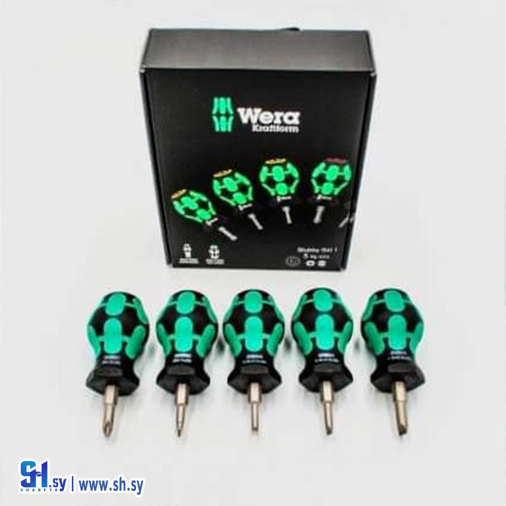 مجموعة مفكات Wera Stubby (مجموعة العدد اليدوية)