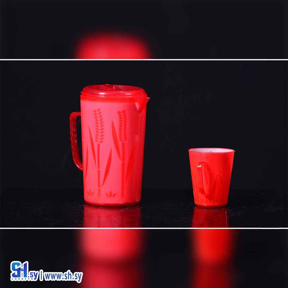ابريق ماء وكاسة 88 (دهمان بلاست)