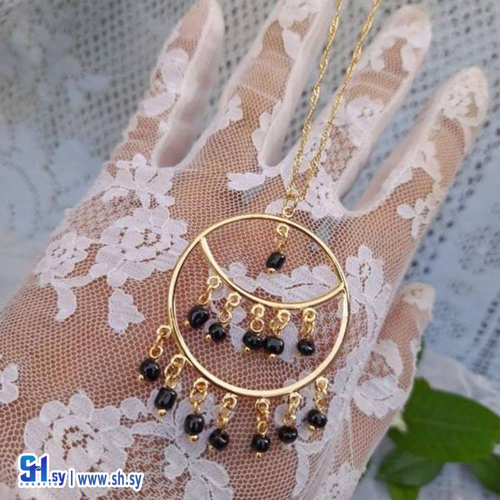 قلادة ذهب برازيلي (Nour Accessories)