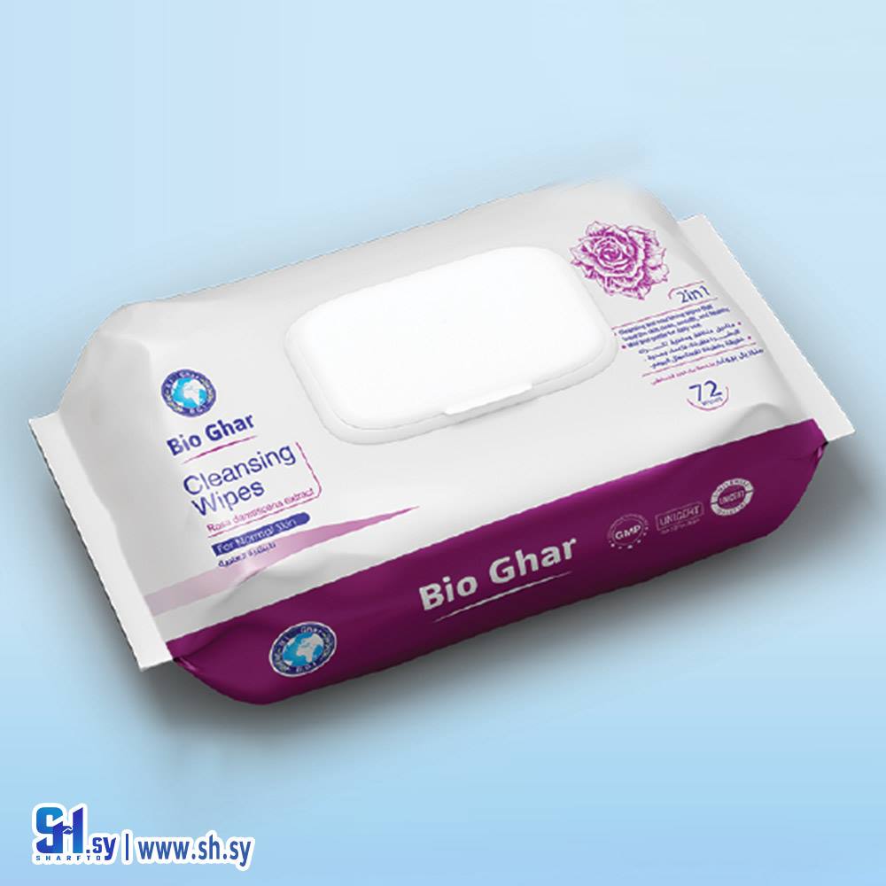 مناديل بخلاصة ماء الورد الدمشقي (بيوغار)