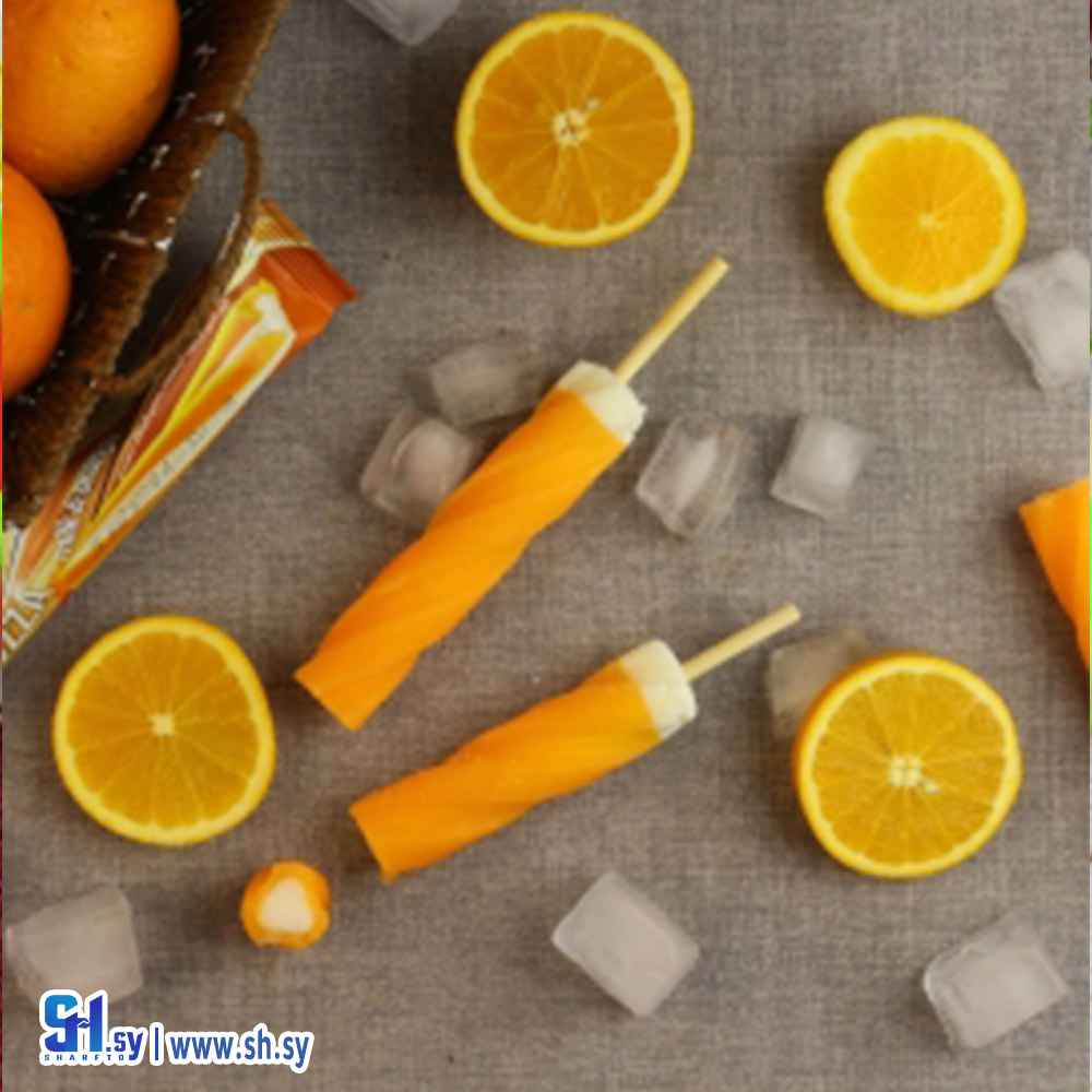 آيس كريم بالوظة بالبرتقال (أمية كلاس دايري)