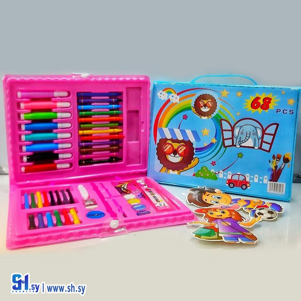 مجموعة تلوين أطفال 68 لون (مكتبة الأطلال)