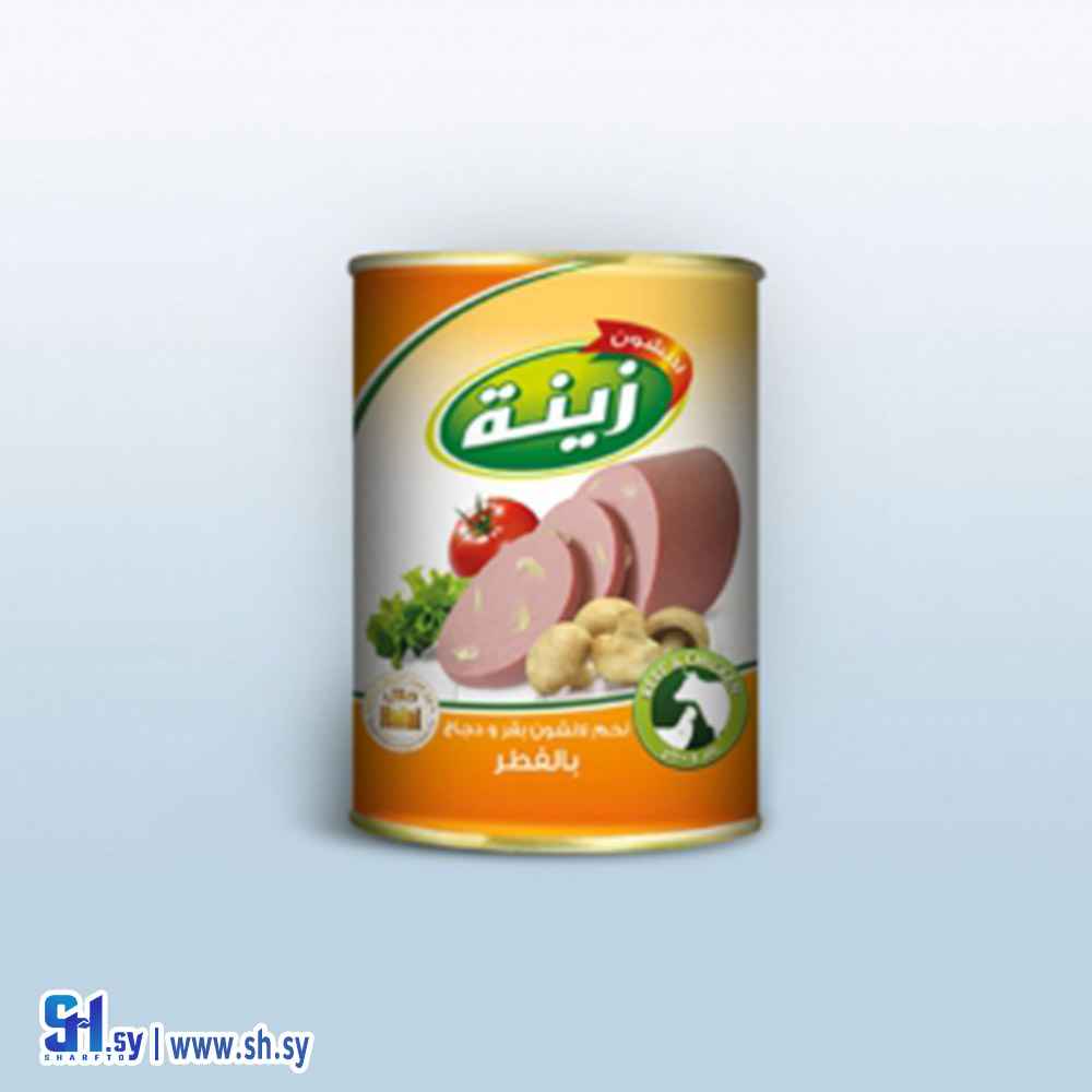 لانشون بقر ودجاج بالفطر زينة (طيبة للصناعات الغذائية)