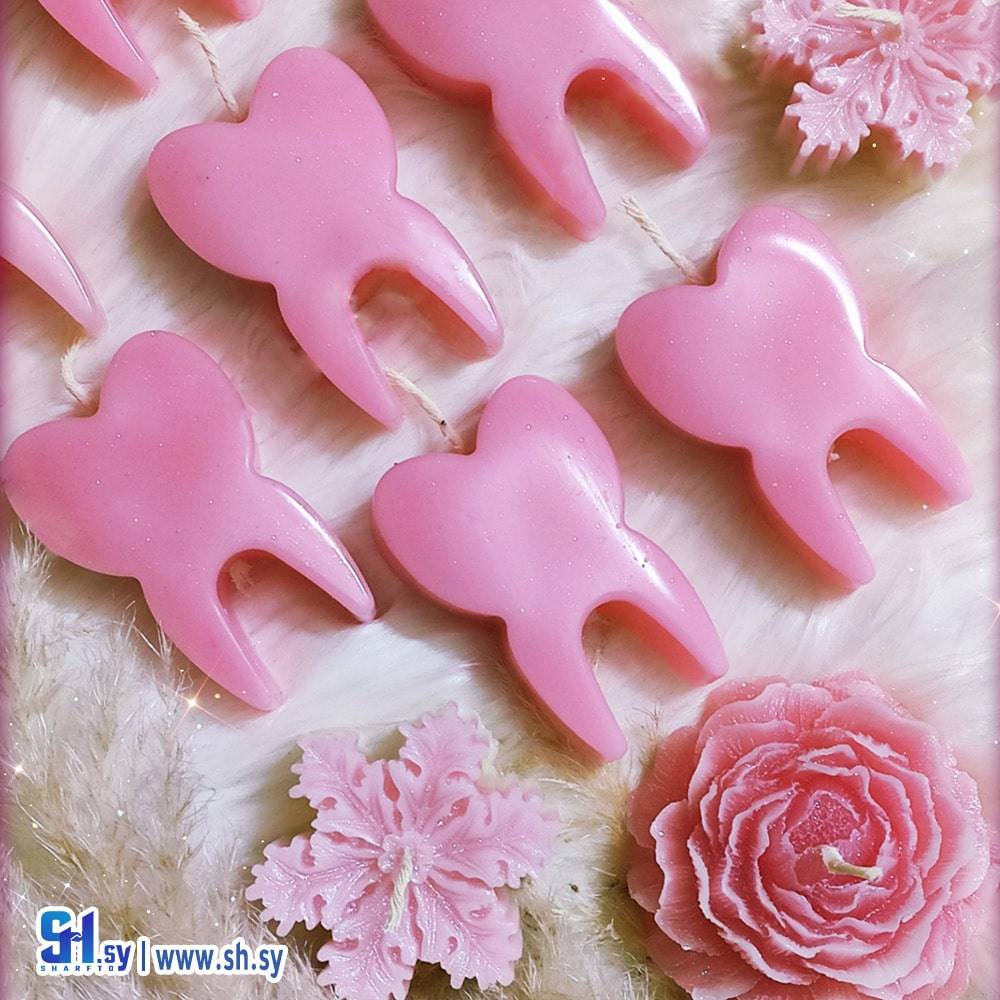 شمع معطر على شكل أسنان (LAVENDER CANDLES)