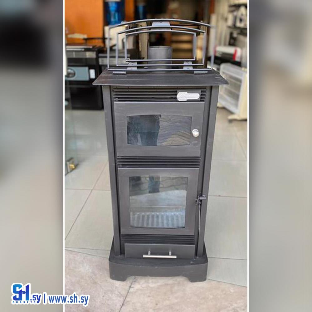 مدفأة حطب الكترو(الحافظ والحلواني)