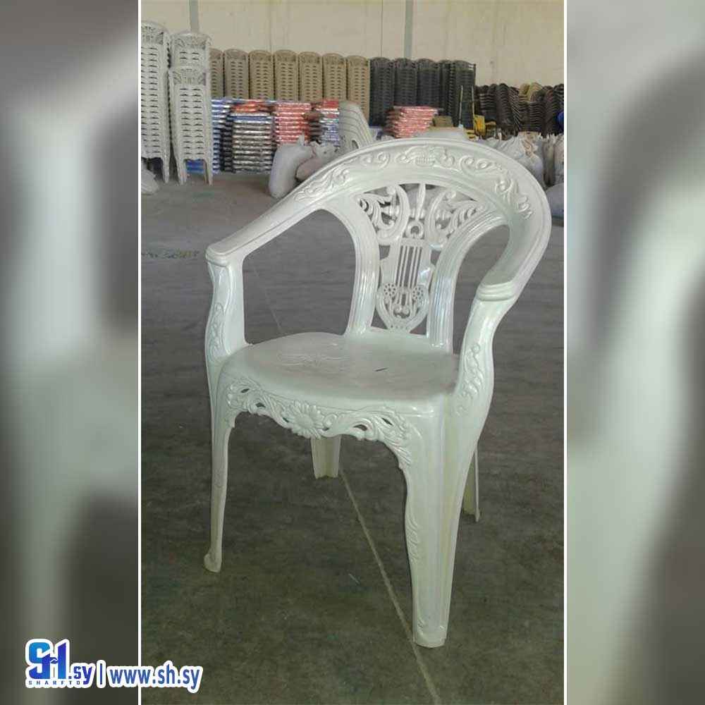 كرسي بلاستيك مزخرف (وفائي بلاست)