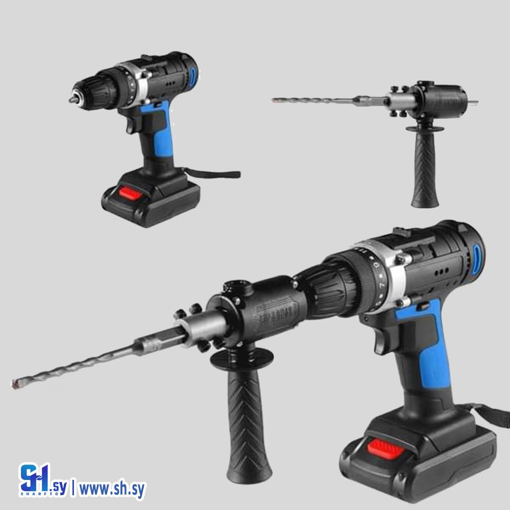 تحويله من مثقب عادي إلى رجاج (مجموعة العدد اليدوية)