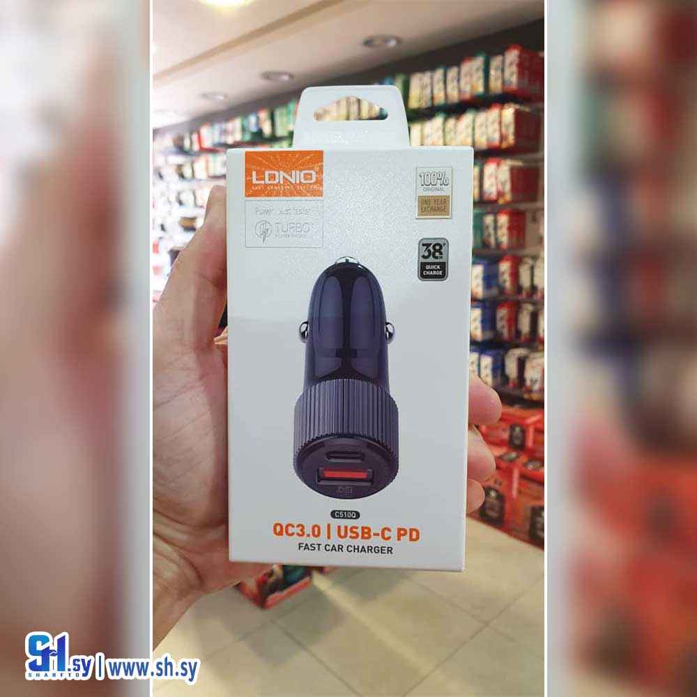 شاحن سيارة USB C 38 (MEGA TRON)