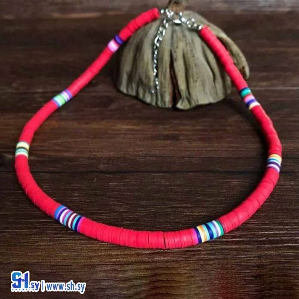قلادة ملون من المارشيملو  (Mayar hand made)