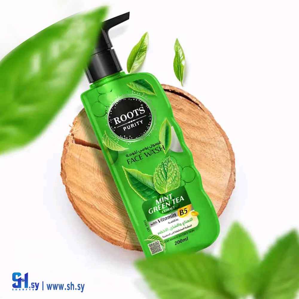 غسول الشاي الأخضر و النعناع (Roots Purity)