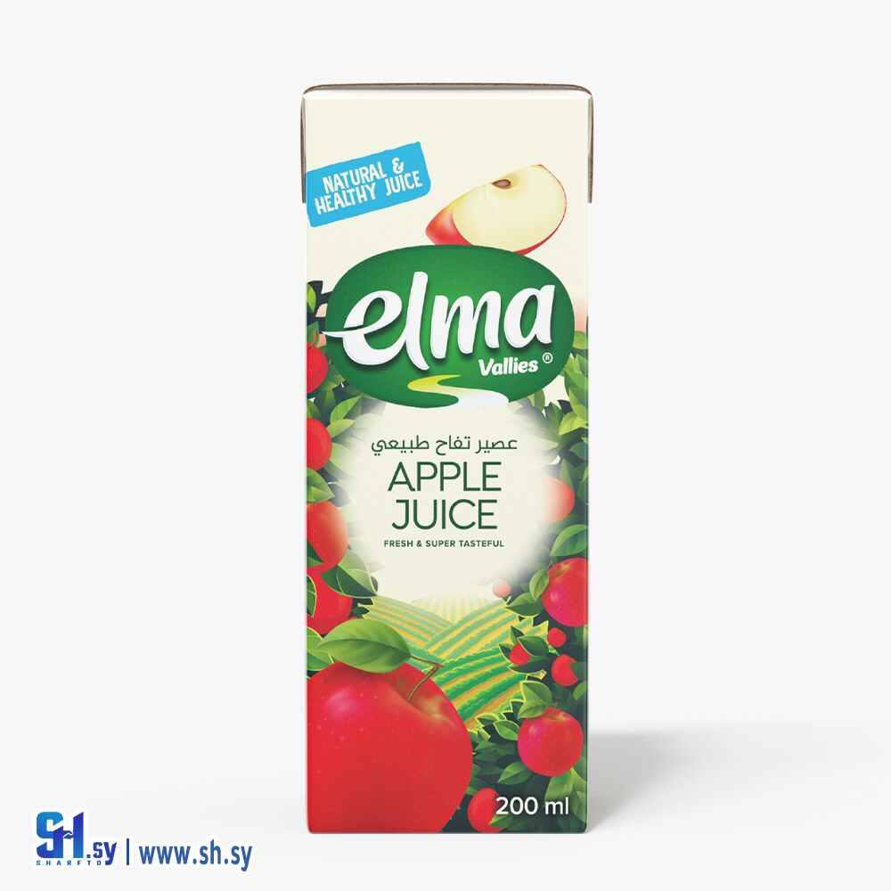 عصير تفاح طبيعي 200مل (Elma)