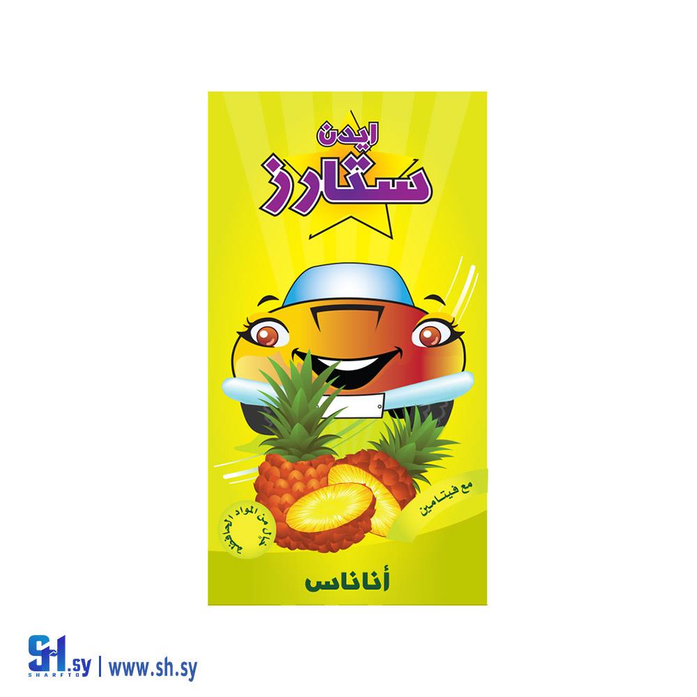 عصير إيدن ستارز نكهة الأناناس (الكروم)