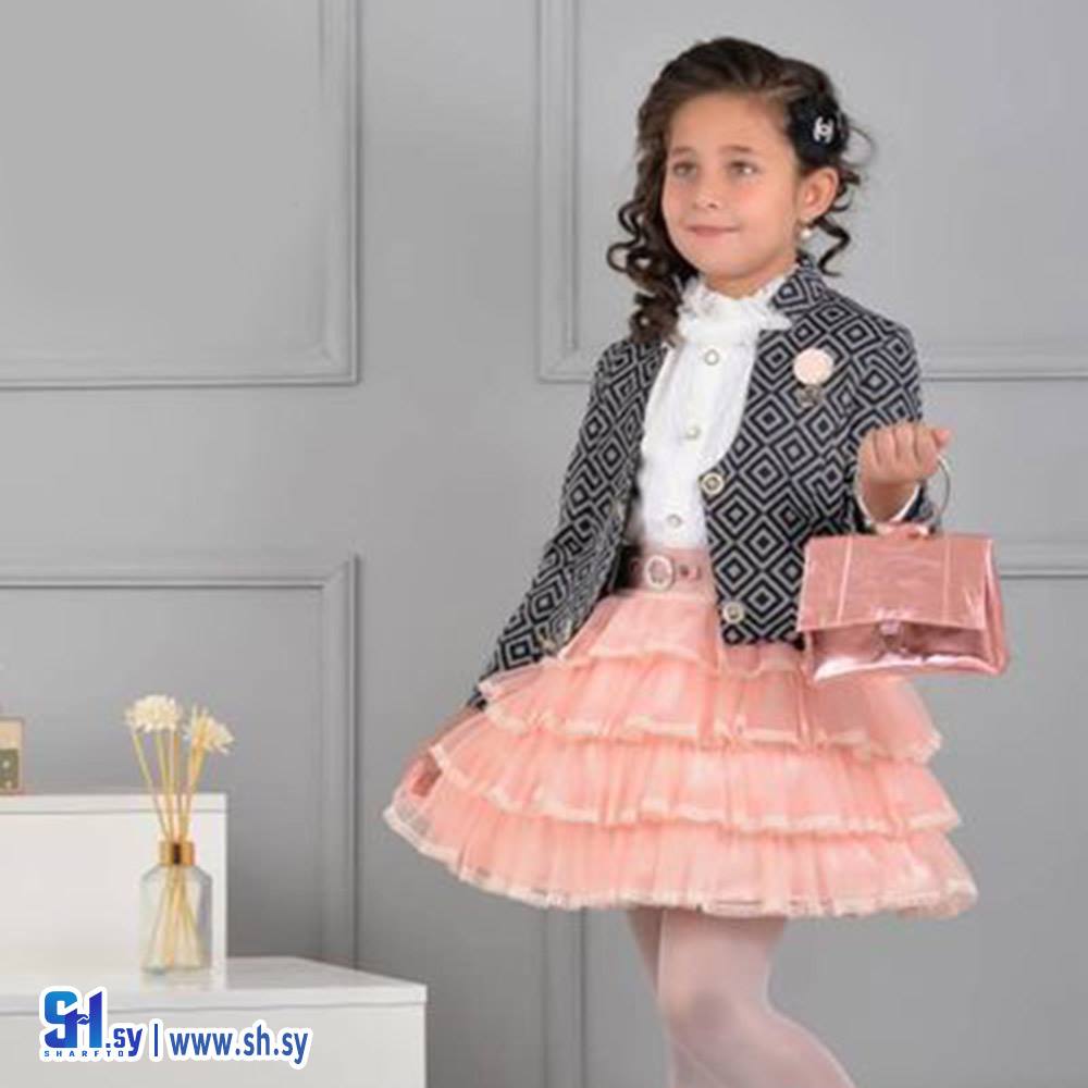 فستان بناتي موديل 2379 (أرمنازي للألبسة)