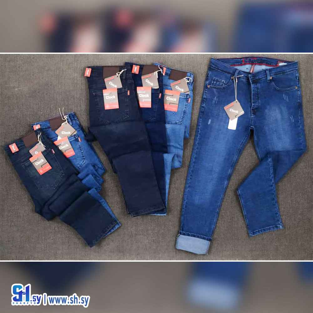 بنطال رجالي جينز موديل 12572 (جينزات العالمية)