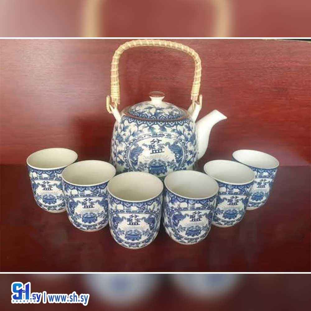 طقم أبريق بورسلان موديل 1 (جنى للأدوات المنزلية)