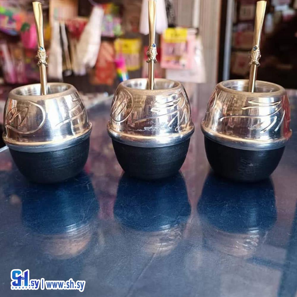 كاسات متة ستاليس 6 (النجار وعقاد لتجارة الأدوات المنزلية)
