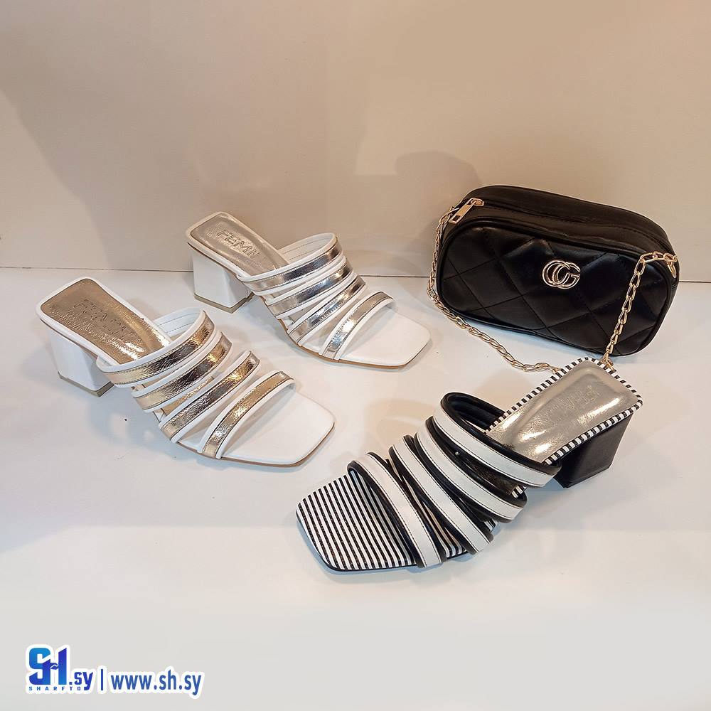 صندل نسائي كعب لوروبيانا (يارا)