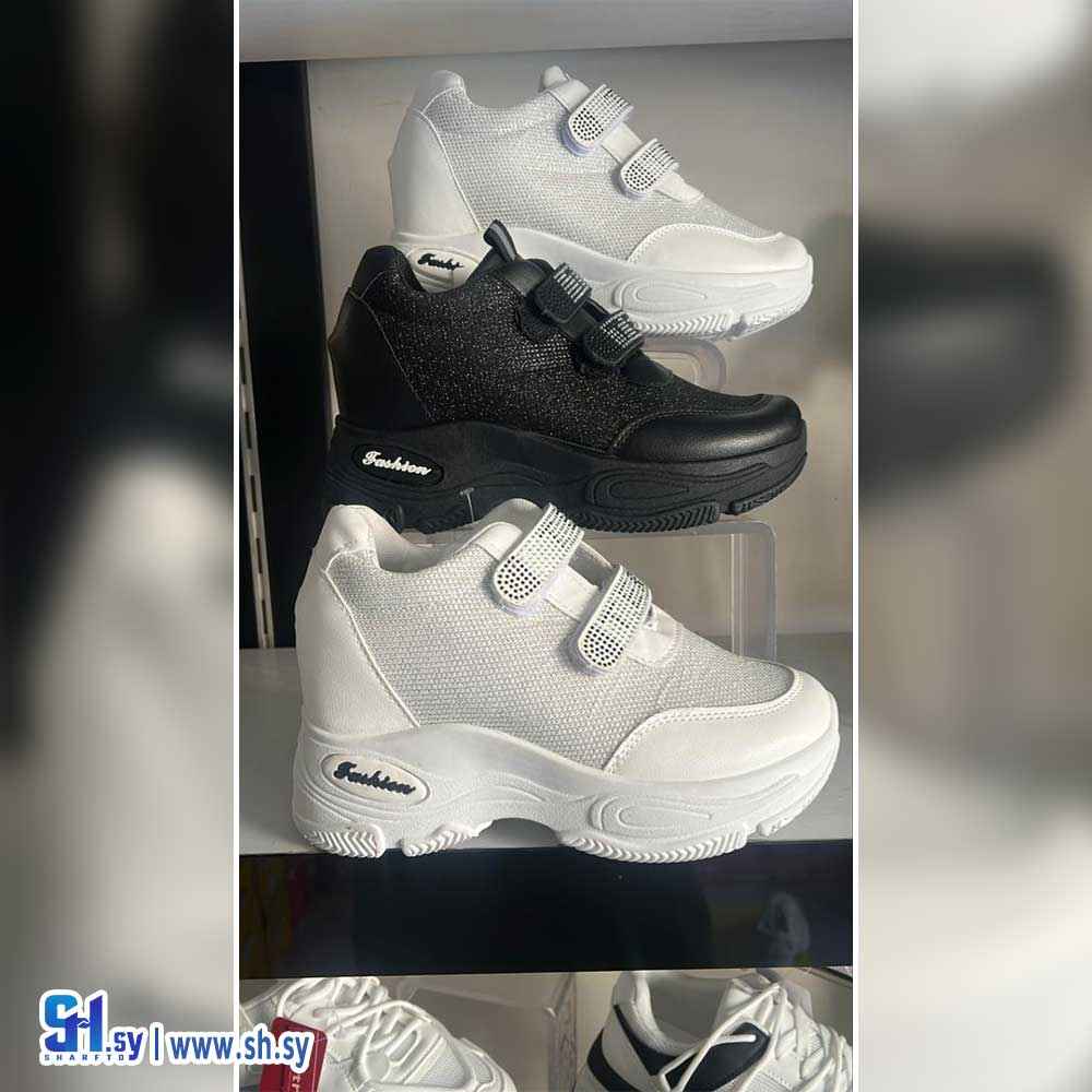 حذاء نسائي كعب مخفي (أحذية وايت بلاك)