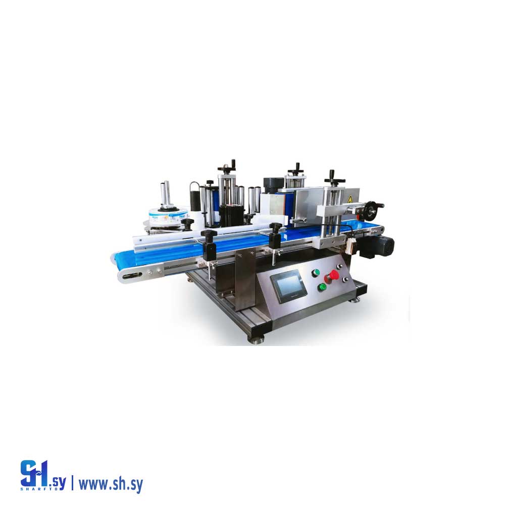 آلة لصق لايبل آلية عبوات دائرية (شركة البكار التجارية)