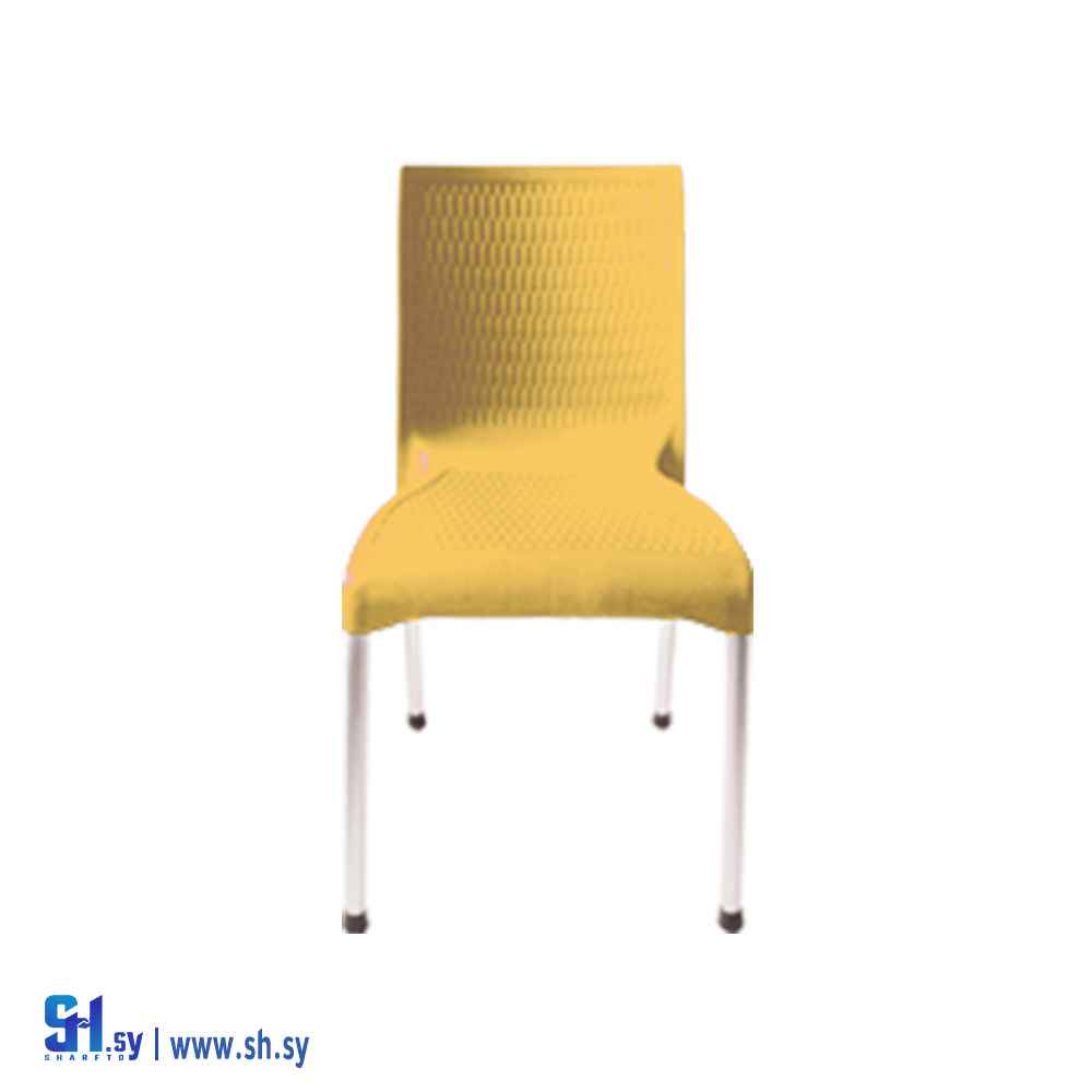 كرسي بلا يدين بأرجل ستيل (ريان بلاست)