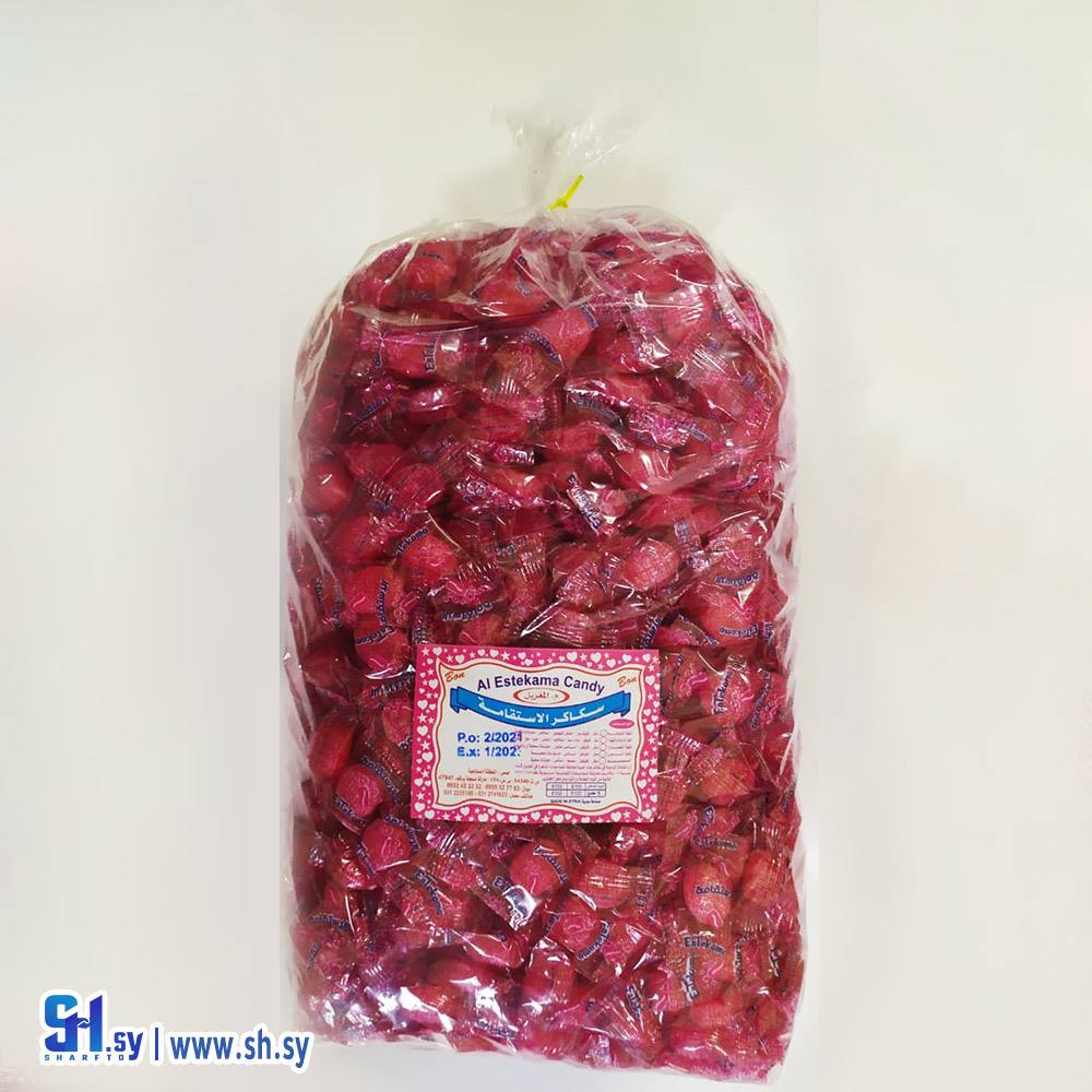 سكاكر فوار بنكهة الفريز (الاستقامة)