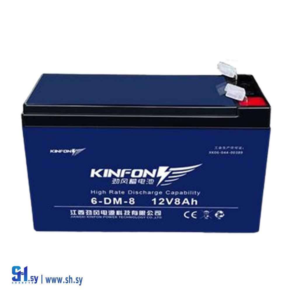 بطارية جِل KINFON 6-DM-8 8Ah (AGS)