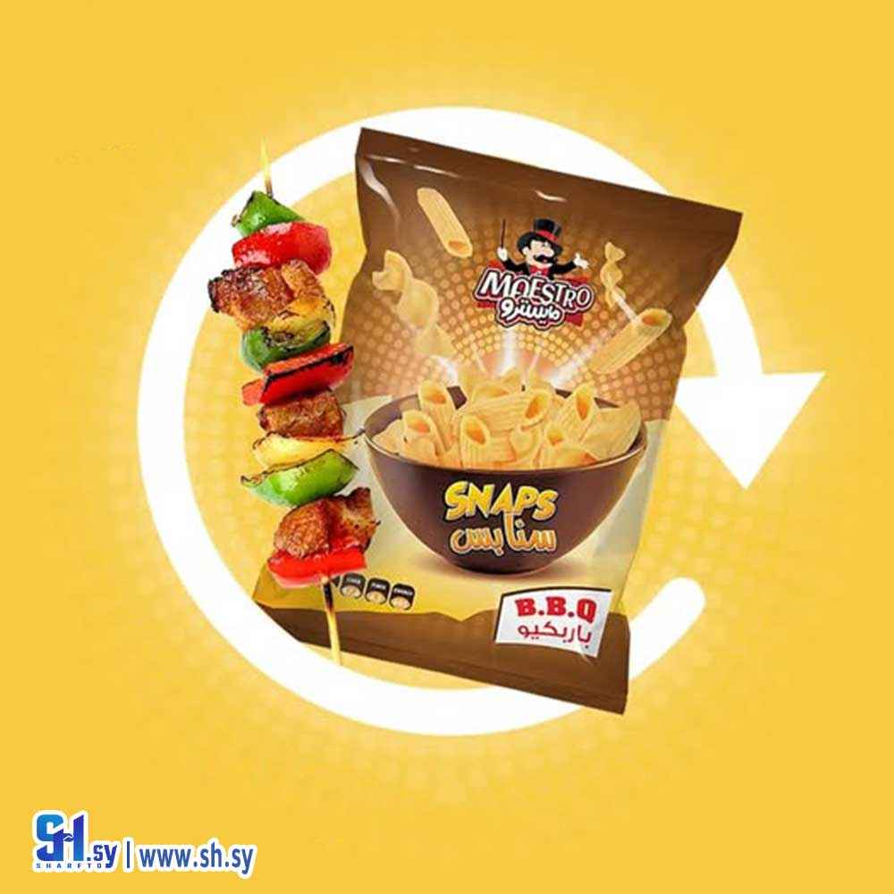 شيبس سنابس نكهة الباربكيو (مايسترو شيبس)