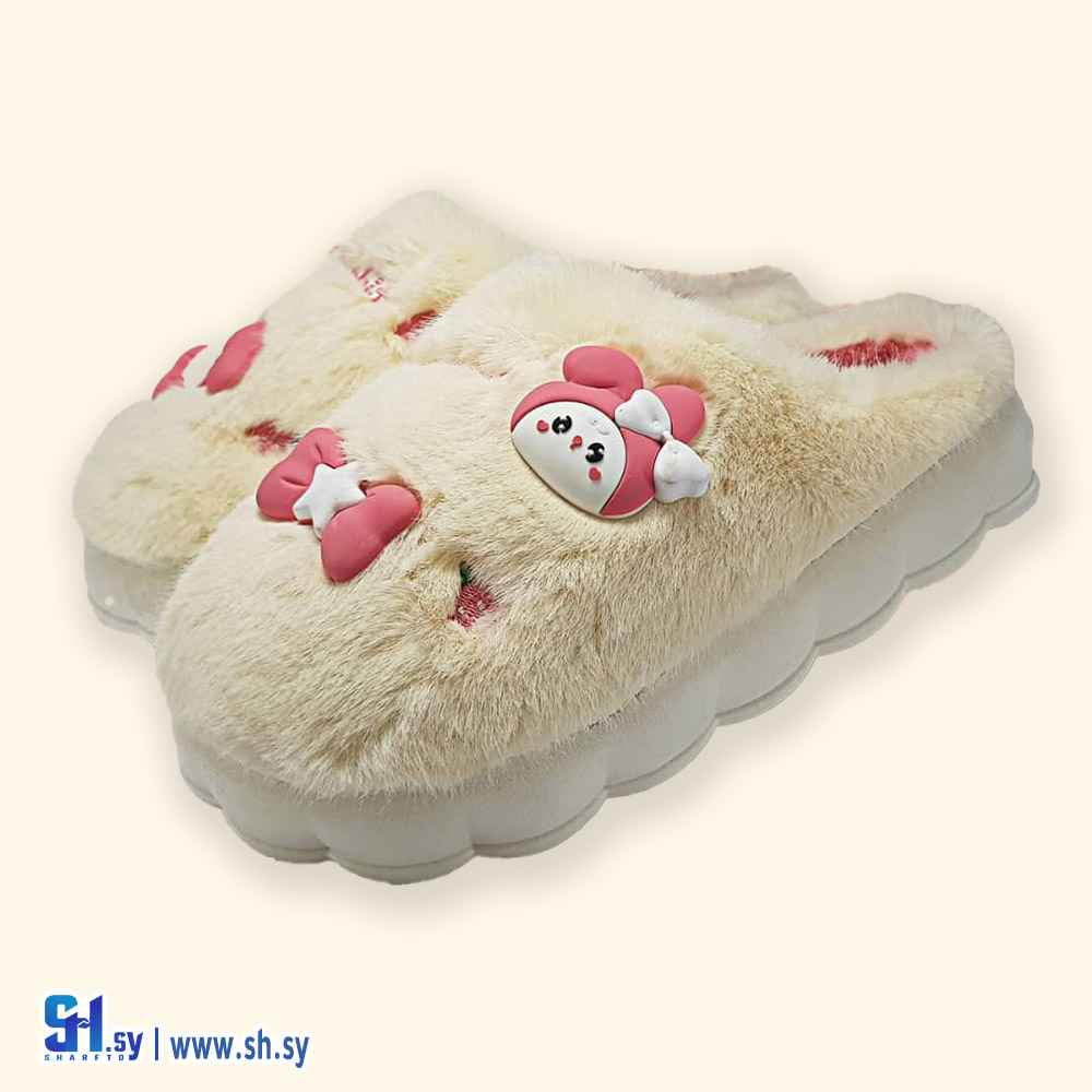 شحاط نسائي فرو موديل 20 (احذية الدهب)