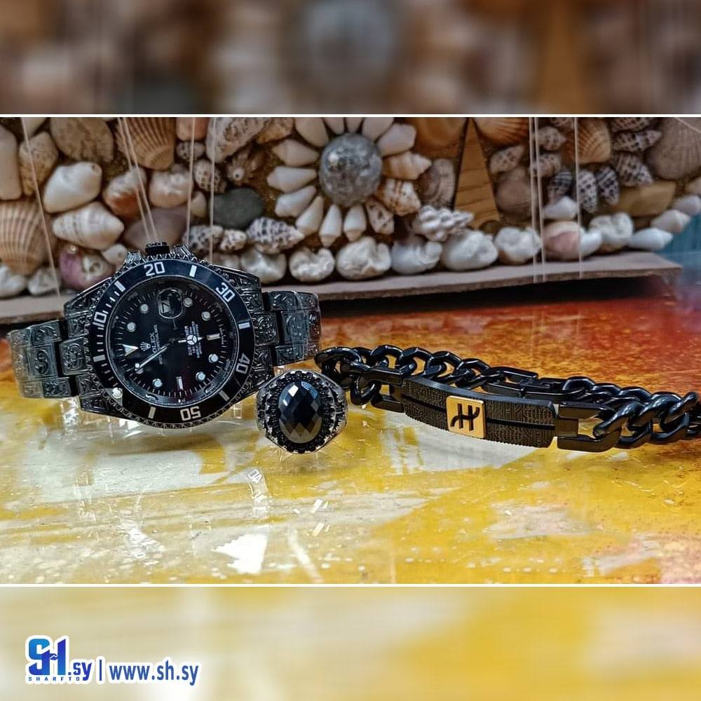 ساعة  رجالية ROLEX (سيلفر هاوس)
