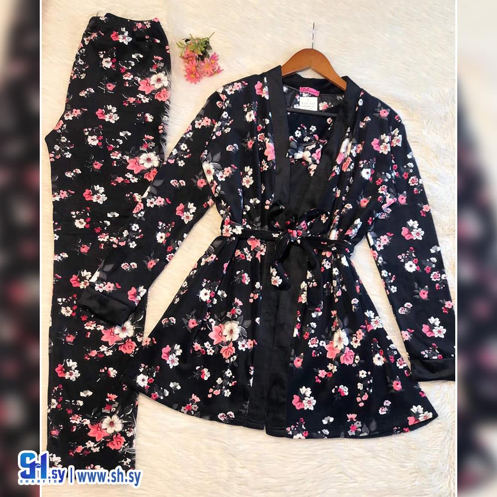 بيجامة مخمل 3 قطع (L&G wear)